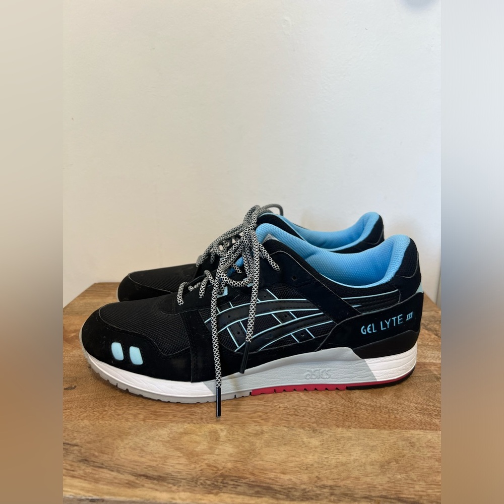 Asics Gel Lyte Iii Future Pack Black Mens Lace Up Trainers H637y